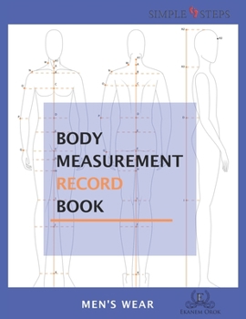 Paperback Body Measurement Record Book: Simple Steps(TM) Book