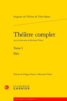 Paperback Theatre Complet. Tome I: Elen [French] Book