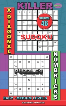 Paperback Killer sudoku X diagonal. Numbricks puzzles: Easy - medium levels Book