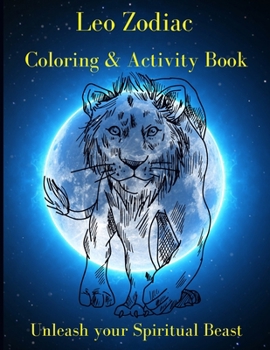 Paperback Leo Zodiac Coloring & Activity Book: Horoscope Activity Book
