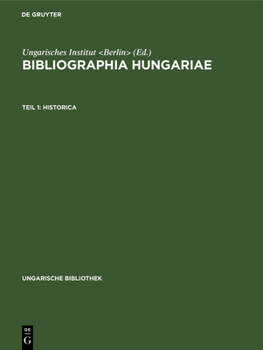 Hardcover Historica [German] Book