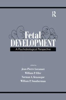 Paperback Fetal Development: A Psychobiological Perspective Book