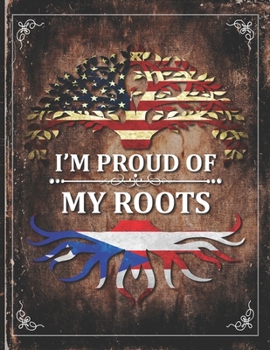 Im Proud of My Roots: Vintage Puerto Rico and American Flag Personalized Gift for Coworker Friend  2020 Calendar Daily Weekly Monthly Planner Organizer
