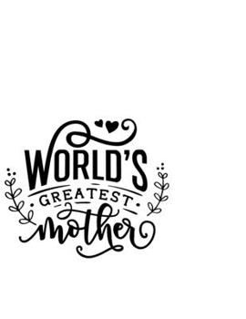 Paperback Worlds Greatest Mum: Portable Notebook: 6" x 9" Notebook With A Graphic Cover Quote or Saying for Moms: Awesome gift idea for Mothers, Mom, Book