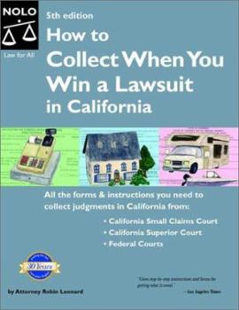 Paperback How to Collect When You Win a Lawsuit in California Book