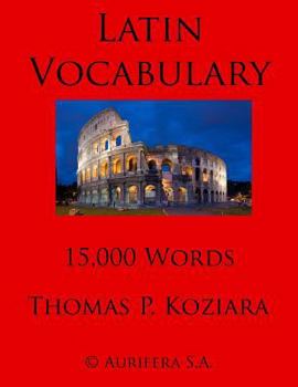 Paperback Latin Vocabulary Book