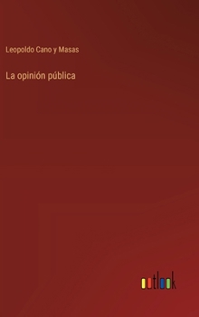 Hardcover La opinión pública [Spanish] Book