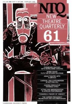 Paperback New Theatre Quarterly 61: Volume 16, Part 1 Book
