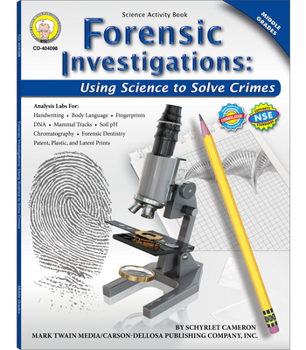 Paperback Forensic Investigations, Grades 6 - 8: Using Science to Solve Crimes Book