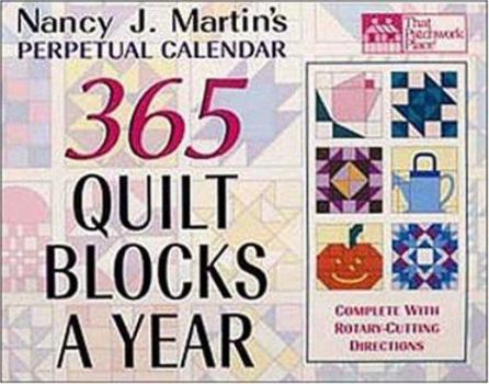 Spiral-bound 365 Quilt Blocks a Year Book