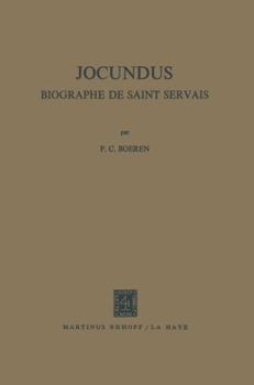 Paperback Jocundus: Biographe de Saint Servais Book