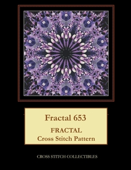 Paperback Fractal 653: Fractal Cross Stitch Pattern [Large Print] Book