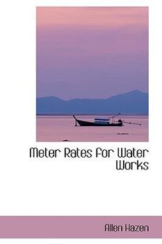 Hardcover Meter Rates for Water Works Book