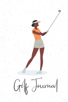 Golf Journal: Back Pocket ruled lined Notebook for Golf Practice - cute Unique Gift Idea Composition Log Book to write in perfect present for Golfing Papa Men Women