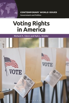 Hardcover Voting Rights in America: A Reference Handbook Book