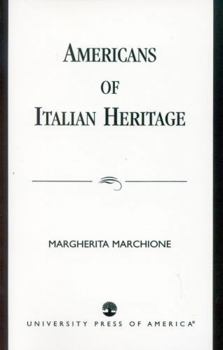Paperback Americans of Italian Heritage Book