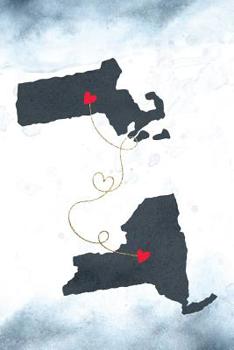 Massachusetts & New York: Long Distance Out of State Notebook - Blank Lines