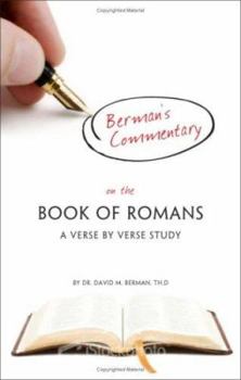 Paperback Berman's Commentary on the Book of Romans: A Verse by Verse Study Book
