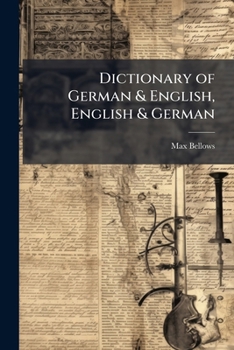 Paperback Dictionary of German & English, English & German Book