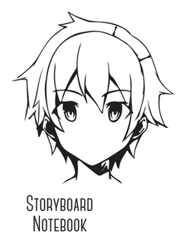 Paperback Storyboard Notebook: Japanese Anime Storyboard - Sketchbook template panel pages for Storytelling and Layouts - Pages with 3 Story Board Fr [Spanish] Book