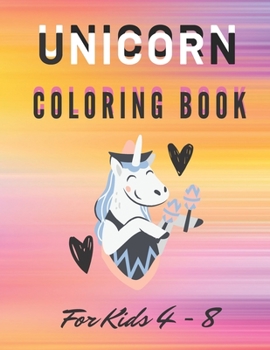 Unicorn coloring book for Kids 4 - 8: two hoots coloring / coloring books for kids unicor / girl color books / unicorn coloring books
