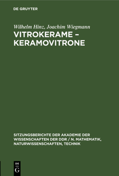 Hardcover Vitrokerame - Keramovitrone [German] Book