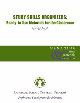 Paperback Study Skills Organizers: Ready-to-Use Materials for the Classroom Book