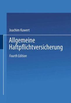 Paperback Allgemeine Haftpflichtversicherung [German] Book