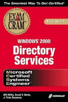 Paperback MCSE Windows 2000 Directory Services Exam Cram Book