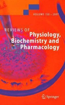 Hardcover Reviews of Physiology, Biochemistry and Pharmacology 158 Book