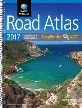 Paperback Rand McMally 2017 Road Atlas Easy Finder US Canada Mex Book