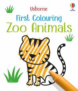 Paperback First Colouring Zoo Animals (Little First Colouring): 1 Book