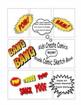 Paperback Kids Create Comics: Blank Comic Sketch Book