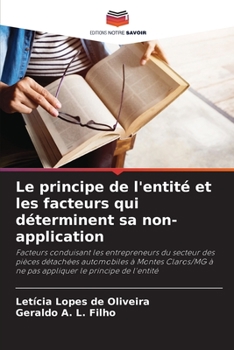 Le principe de l'entité et les facteurs qui déterminent sa non-application (French Edition)