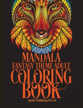 Paperback Mandala Fantasy Theme Adult Coloring Book