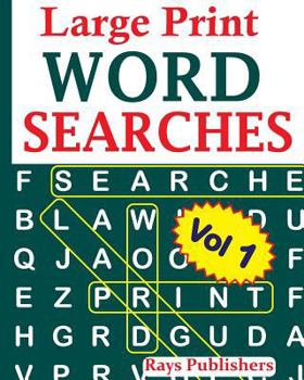 Paperback Large Print Word Searches Vol 1 Book