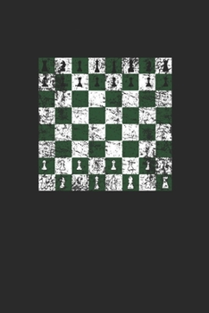 Paperback Checkered Board: Dotted Bullet Notebook (6" x 9" - 120 pages) Chess Game Notebook for Daily Journal, Diary, and Gift Book