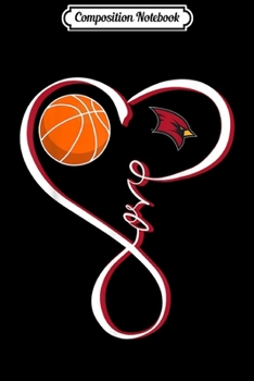 Composition Notebook: Saginaw Valley State Cardinals Basketball Love Loop Journal/Notebook Blank Lined Ruled 6x9 100 Pages