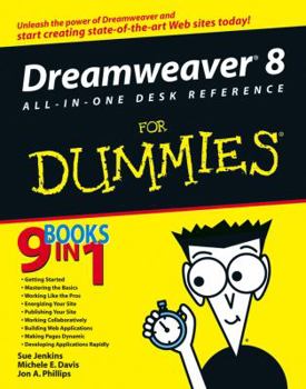 Paperback Dreamweaver 8 All-In-One Desk Reference for Dummies Book