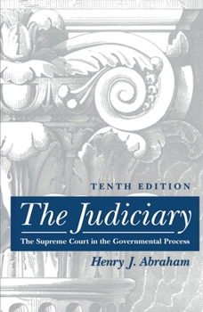 Paperback The Judiciary: Tenth Edition Book