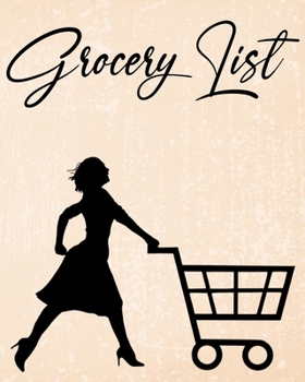 Paperback Grocery List: Simple Grocery List Grocery Planner Grocery Meal Planner Shopping List Book