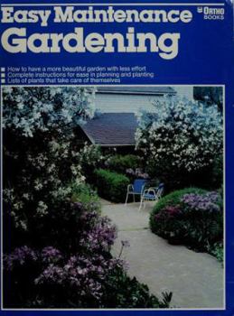 Paperback Easy Maintenance Gardening Book