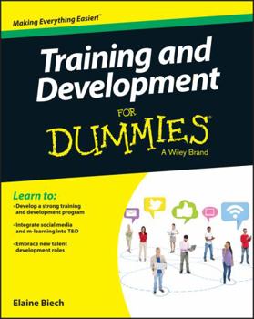 Paperback Training & Development for Dummies Book