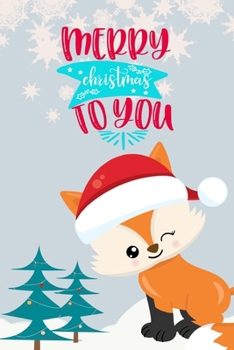 Paperback Fox Composition Notebook Fox Novelty Gifts for Christmas Gift, Birthday Gift, Valentine Gift Ideas: Fox Lover Gifts Red Fox Christmas Cards - Fox Conc Book