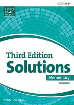 Paperback Solutions 3rd Edition Elementary. Workbook Book