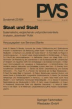 Politische Vierteljahresschrift (PVS), Sonderh.22, Staat und Stadt