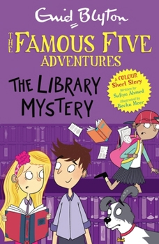 Paperback Famous Five Colour Short Stories: The Library Mystery: Book 16 Book