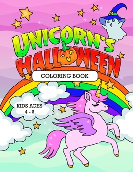 Paperback Unicorns Halloween: Coloring Book for Kids Book
