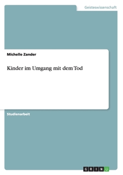 Paperback Kinder im Umgang mit dem Tod [German] Book