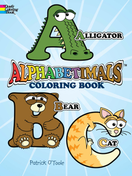 Paperback Alphabetimals Coloring Book